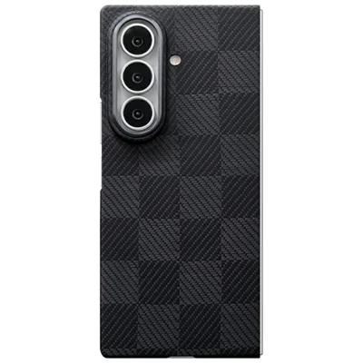 For Galaxy Z Fold8 Ultra Case Square Grid Texture Aramid Fiber Magnetic Phone Cover