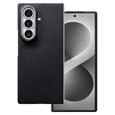 For Samsung Galaxy Z Fold8 Ultra Magnetic Case Fint Grid Aramidfiber Telebeskyttelse med Metal Linseframe  /  Forramme