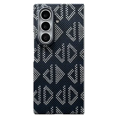 For Samsung Galaxy Z Fold8 Ultra Magnetic Case Geometrisk Mønster Aramidfiber Telebeskyttelse med Metalobjektivramme