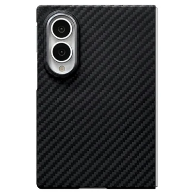 For Samsung Galaxy Z Fold8 Magnetic Case Aramid Fiber 1500D Coarse Texture Phone Cover