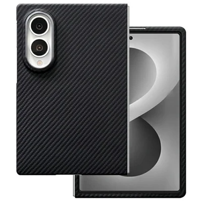 For Samsung Galaxy Z Fold8 Magnetic Case Aramid Fiber 600D Fine Texture Phone Cover with Front Frame