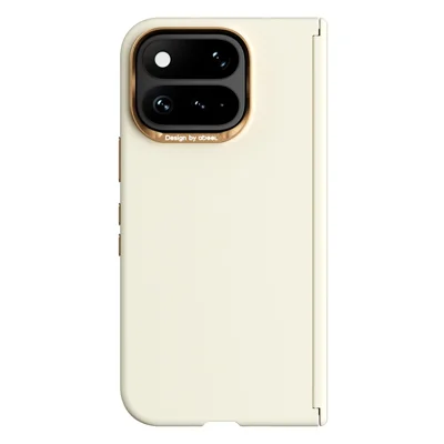 ABEEL for Google Pixel 11 Pro Fold Magnetic Case Liquid Silicone Skin Feel PC Phone Cover - Yellow