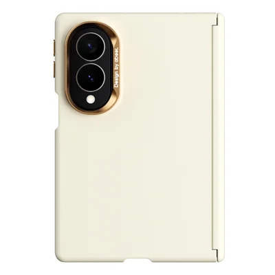 ABEEL for Samsung Galaxy Z Fold8 Magnetic Case Liquid Silicone Skin Feel PC Phone Cover - Yellow