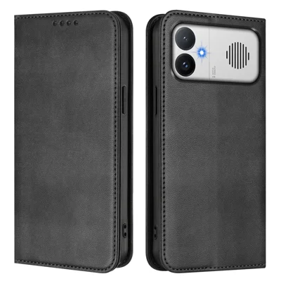  For Xiaomi Redmi K90 Max 5G Wallet Cases Retro Texture RFID Blocking Leather Phone Cover - Black