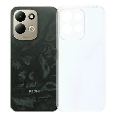 For Xiaomi Redmi 17 4G / 17 5G Back Cover Ultra Thin Flexible TPU Clear Phone Case - Transparent