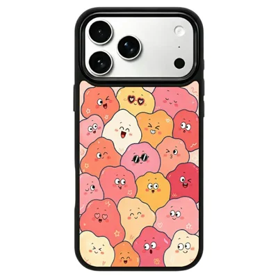 For iPhone 18 Pro Max / 17 Pro Max Magnetic Case Five Elements Series UV Printed Slim Dual-Layer PC + Silicone Phone Cover - H00049