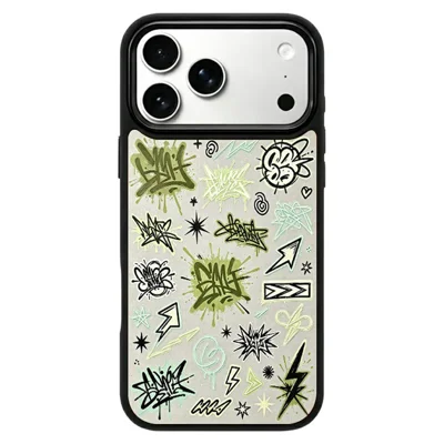 For iPhone 18 Pro Max / 17 Pro Max Magnetic Case Large Window UV Printed Artwork PC + Silicone Phone Cover - ZX0150