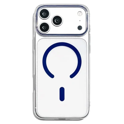 For iPhone 17 Pro Max  /  18 Pro Max Magnetisk Case Ultra Tynd Clear PC Telefon Bagdæksel - Safir