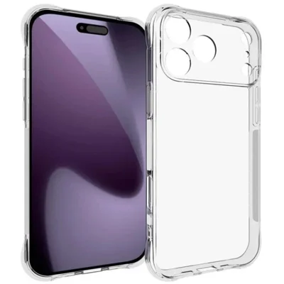 WANLONFENG til iPhone 18 Pro Max TM-serie klar TPU-case 2,0 mm telefonbagdæksel - Transparent