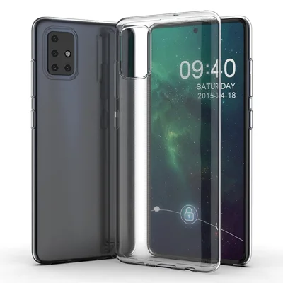 For Samsung Galaxy A51 4G SM-A515 Anti-Yellowing Transparent Protective Phone Cover Anti-Drop Ultra Slim Soft TPU Mobile Phone Back Case