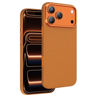 KEEPHONE NORRA ARAMID Serie til iPhone 18 Pro Max / 17 Pro Max Case Kompatibel med MagSafe 1500D Aramid Fiber Faldsikker Telefonbeskyttelse - Solar