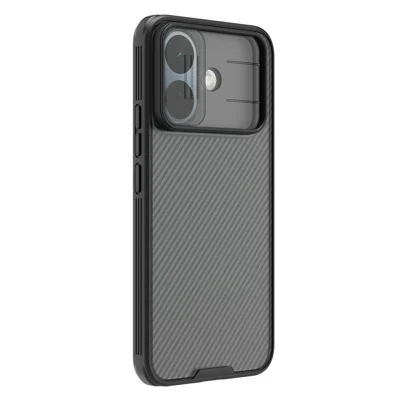 NILLKIN Camshield Pro Serie til Xiaomi Redmi Note 17 Pro 5G Case PC + TPU Telefonbeskytter med Kamera Skyder - Gennemsigtig Sort