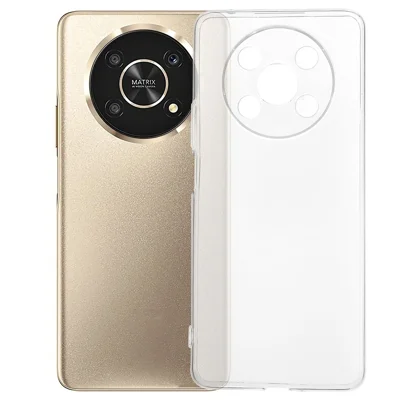 För Honor X30 5G Lättvikt Mjuk TPU Smartphoneskal Släppskydd Slim Transparent Mobilhölje