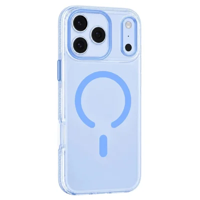 MUTURAL til iPhone 18 Pro Max / 17 Pro Max Case Kompatibel med MagSafe PC + TPU Gradient Telefonbeskyttelse - Babyblå
