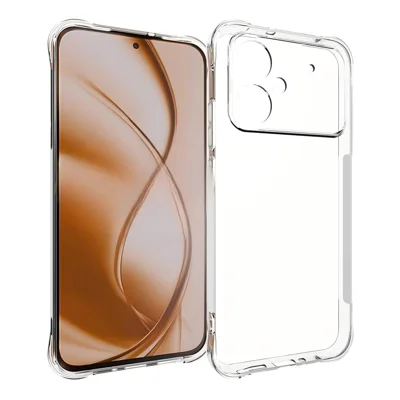  WANLONFENG for Xiaomi Poco M8 Power 5G TM Series Clear TPU Case 2.0mm Phone Back Cover - Transparent