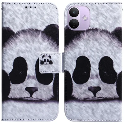 For Xiaomi Redmi Note 17 Pro 5G Wallet Case Pattern Print Leather Phone Cover - Panda