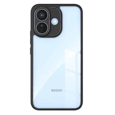 For Xiaomi Redmi Note 17 Pro 5G Case TPU + PC Shockproof Phone Cover - Transparent