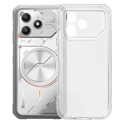 غطاء لهاتف Blackview Fort 100 من مادة TPU لينة مقاوم للسقوط - شفاف