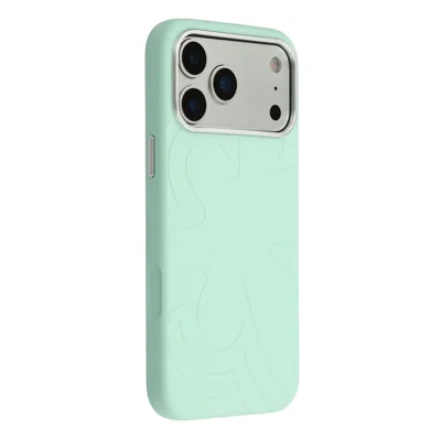 JAUCASE til iPhone 18 Pro Max / 17 Pro Max Case Kompatibel med MagSafe Metalramme til kamera Væske-silikon telefonbeskytter - Grøn