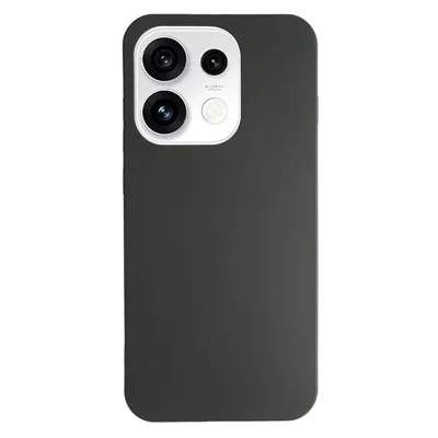 Groothandelaar Voor Oppo Reno16 Pro 5G (Global) Hoesje Stootvrij 1,2 mm TPU Matte Telefoonhoes - Zwart