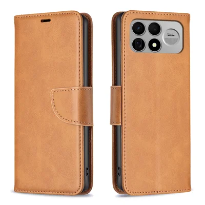  Voor Xiaomi Redmi K100 Pro Max 5G / Xiaomi Poco F8 Ultra Hoesje Stootvast PU Leren Cover met Portemonnee en Kaartslots - Geel
