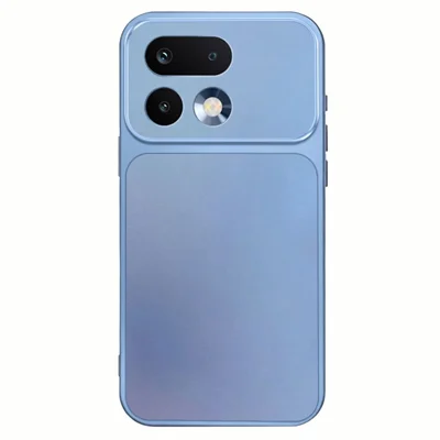 Miękka obudowa na telefon Realme 16 Pro+ 5G, metaliczna farba, pokrowiec tylny TPU+PC - niebieski