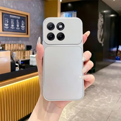Weilches Handyhülle für Motorola Edge 70 5G / Moto X70 Air 5G Metallic lackierte TPU + PC Handy-Rückabdeckung – Silber