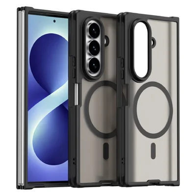 For Samsung Galaxy Z Fold8 Ultra Magnetic Case Anti Drop Matte PC + TPU Phone Cover - Sort