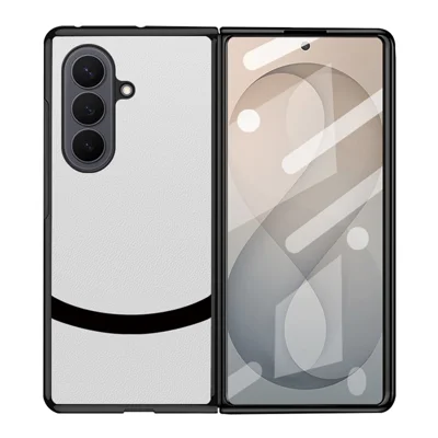 Voor Samsung Galaxy Z Fold8 Ultra Case Business Patchwork PU Leather Coated PC + TPU Telefoonhoes - Wit