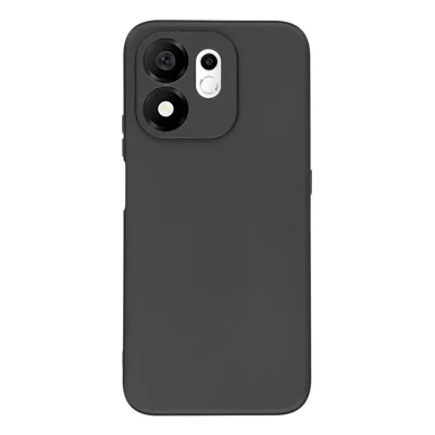 Obudowa do Honor 600 Smart 5G / X7e Plus 5G, TPU, miękka, z wyciąganą wkladką z włókna, ochrona przed zarysowaniami - Czarny