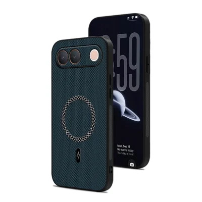 For vivo S2 5G Case Triangle Texture PU Leather Shockproof Ultra Thin Cover - Blue