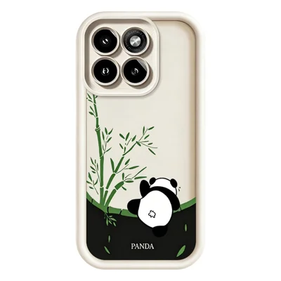 For Motorola Edge 70 Fusion 5G (Global) / Edge 70 Fusion+ 5G Case Cartoon Panda Bamboo Pattern TPU Anti-Slip Protective Phone Cover - White