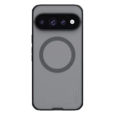 NILLKIN Super Frosted Shield Pro til Google Pixel 11 Pro XL Magnetisk Case PC + TPU Telefonbeskyttelse - Transparent Sort