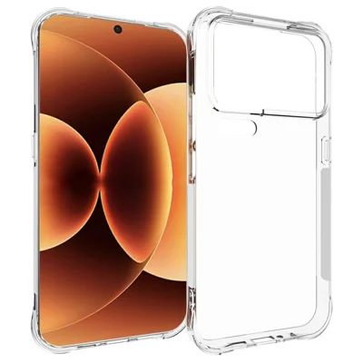 For Xiaomi 18 Pro Max TPU Case Non Slip Anti Drop Phone Cover - Transparent