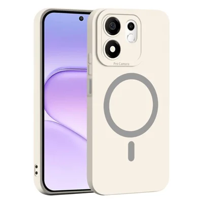 Zakup hurtowy obudowy magnetycznej Honor 600 Smart 5G / X7e Plus 5G, miękka osłona z TPU – biały