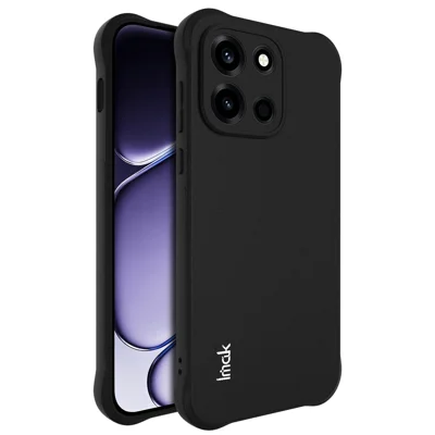 IMAk لجهاز OnePlus Nord 6 5G غطاء واقي من مادة TPU، حماية مضادة للصدمات بتقنية كيس الهواء - أسود غير لامع