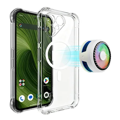 IMAK voor Fairphone 6+ / Fairphone (Gen. 6) Magnetische Hoes Airbag Schokbestendige Bescherming TPU Telefoonhoes - Transparant