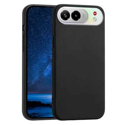غطاء ZTE nubia Air Pro 5G غطاء لين من مادة TPU مقاوم للسقوط ومضاد للانزلاق - أسود