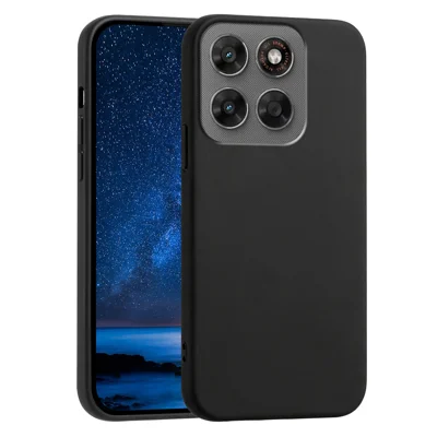 För Motorola Moto G77 5G / Motorola Moto G67 5G / Motorola Moto G87 5G Mobilskal Mjuk TPU Skaldämpande Anti-slip Yta Telefonhölje - Svart