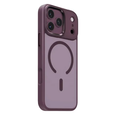 KEEPHONE MAGO PRO Serie til iPhone 18 Pro Max Magnetisk Telefonbeskyttelse TPU + PC Støddæmpende Beskyttelsesdæksel - Bordeaux