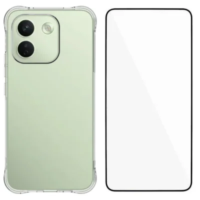  WANLONFENG na Xiaomi Redmi Note 17 Pro Max 5G / Xiaomi Redmi Note 17 Pro+ 5G Seria WL Obudowa 2,0 mm TPU z Folią z Hartowanego Szkła - Przezroczysta