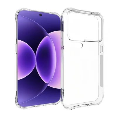  WANLONFENG na Xiaomi 18 Pro TM Series przezroczysta obudowa TPU 2,0 mm pokrywa tylna telefonu - Przezroczysta