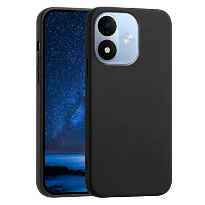  Voor Xiaomi Redmi Note 17 (India/China) 5G / Xiaomi Redmi Note 17 5G (Global) / Xiaomi Redmi Note 17 4G (Global) Hoesje Zachte TPU Anti-Drop Anti-Slipstructuur Telefoonhoes - Zwart