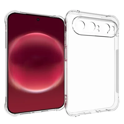 For Huawei Pura X View TPU Case Non Slip Anti Drop Phone Cover - Transparent