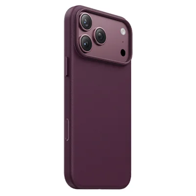 KEEPHONE PEEKABOO Serie til iPhone 18 Pro / 17 Pro Magnetisk Cover i PU-læder TPU Støjsikker Telefonbagdæksel - Bordeaux