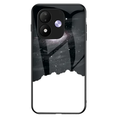 Phone Case for Xiaomi Redmi Note 17 4G (Global) / Note 17 (India / China) 5G / Note 17 5G (Global) , Pattern Tempered Glass Phone Cover - Cosmic Starry Sky