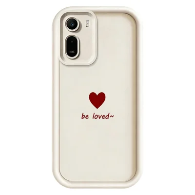 TPU Case For Xiaomi Redmi A7 Pro 5G  /  A7 Pro 4G (171.56mm)  /  Poco C85x 5G Be Loved Heart Pattern Rubberized Shockproof Phone Cover - White