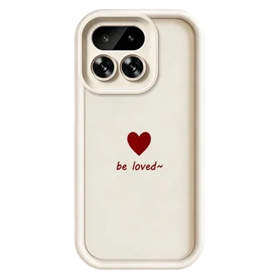 For Realme 16 Pro 5G TPU Case Be Loved Heart Pattern Rubberized Shockproof Phone Cover - White