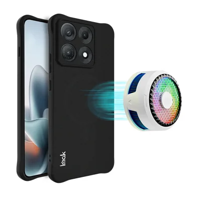 IMAK für Motorola Edge 70 Max 5G Magnetisches Case Stoßfest Airbag TPU Handyhülle - Mattschwarz
