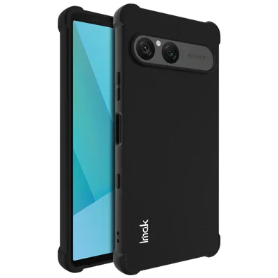 IMAQ dla Sony Xperia 10 VIII / Sony Xperia 10 VII Etui TPU Pokrowiec na Telefon Ochrona Przeciwwstrząsowa Airbag - Matowa Czern